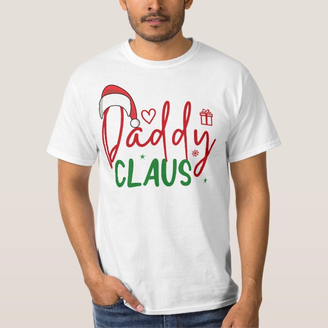 T-shirt Daddy Claus Christmas Design-60094 (Devant)