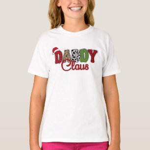 T-shirt Daddy Claus Plaid Motif-60095