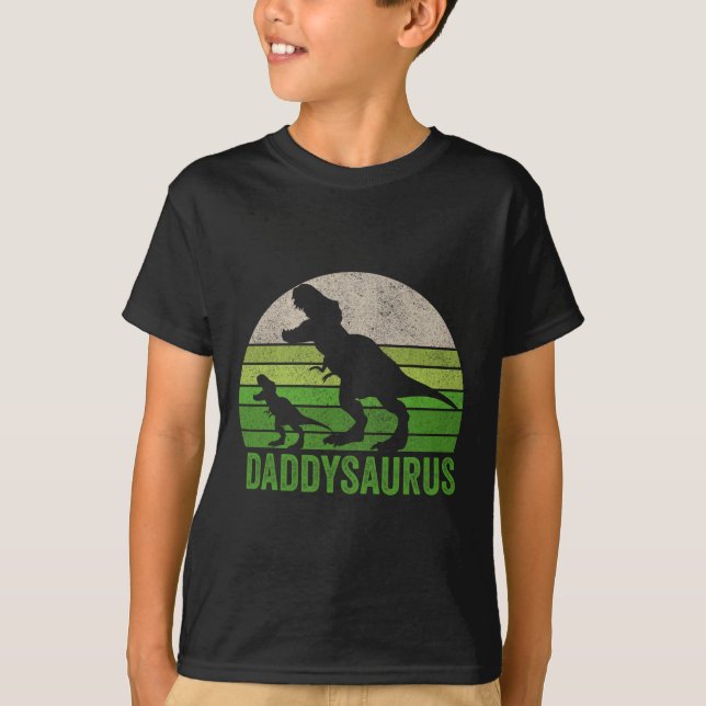 T-shirt Daddy Dinosaur Daddy Daddy Funny Fête des pères Ca (Devant)