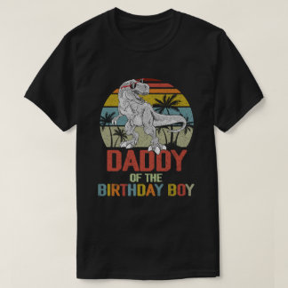 T-shirt Daddy Dinosaur de la famille de papa garçon d'anni