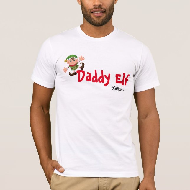 T-shirt Daddy Elf (Devant)