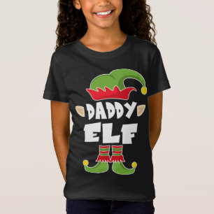T-Shirt Daddy Elf Squad Papa Costume Elf Christmas
