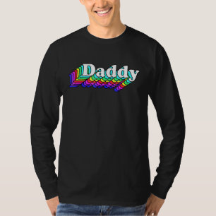 T-shirt Daddy Gay Daddy Bear Retro Lgbt Rainbow Lgbtq Prid