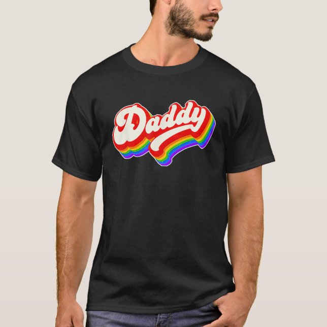 T-shirt Daddy Gifts Retro Vintage Father's Day Daddy (Devant)