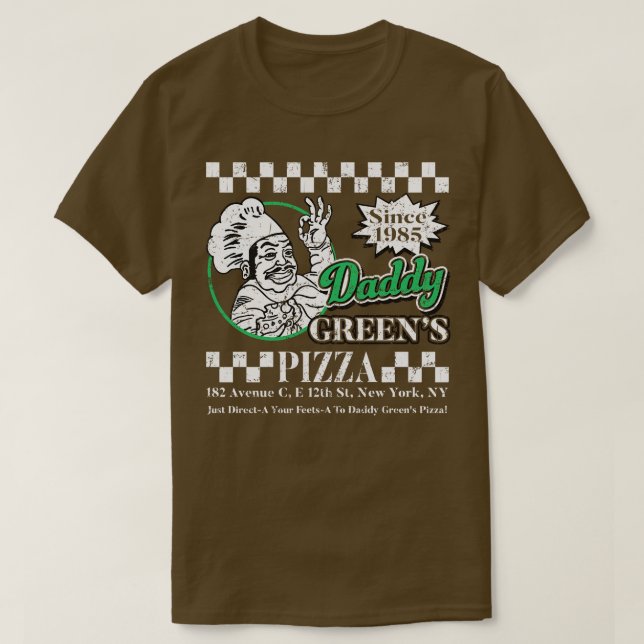 T-shirt Daddy Greens Pizza Dernier Dragon (Design devant)