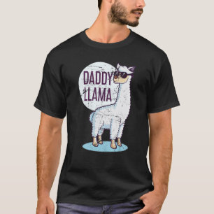 T-shirt Daddy Lama Cadeau Drôle de Papa Fête des Pères