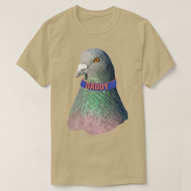 T-shirt Daddy Pigeon (Design devant)