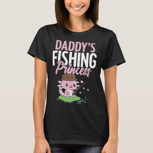 T-shirt Daddy s Fishing Buddy Fisherman Little Girl Daught (Devant)
