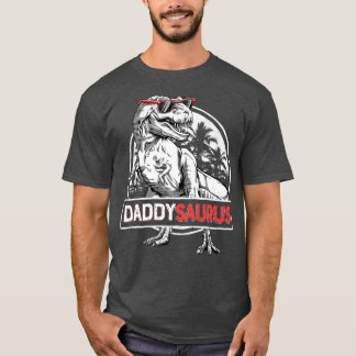 T-shirt Daddy Saurus T re Dinosaur Hommes Fête des pères F