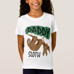 T-Shirt Daddy Sloth Amoureux des animaux Cadeau Hilarious