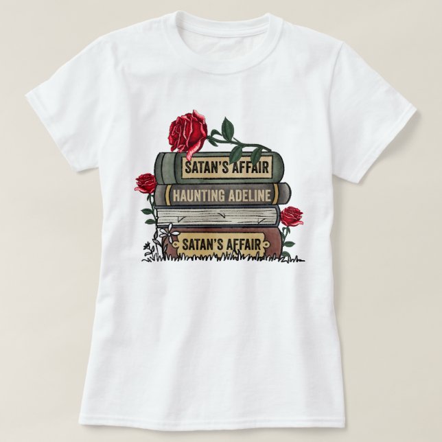 T-shirt Daddy Zade Livre Stack Hauning Adeline Smut Book (Design devant)