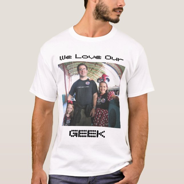 T-shirt daddycrop, nous aimons le notre, GEEK (Devant)