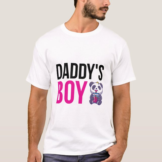 T-shirt Daddy's Boy conçoit des produits essentiels (Devant)