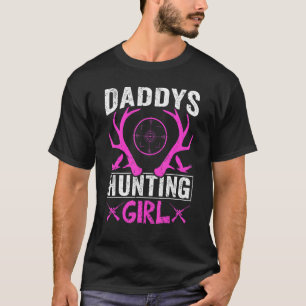 T-shirt Daddys Chasse Fille Deer Chasse Pour Femmes et G