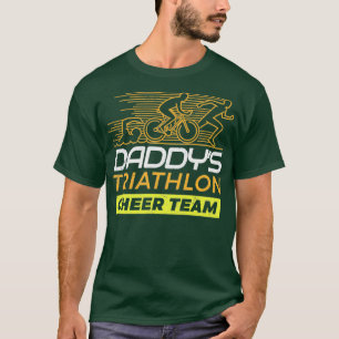 T-shirt Daddys Cheer Team Triathlon