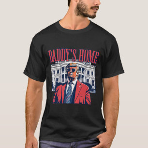 T-shirt Daddys Home Maison Blanche Trump 2024