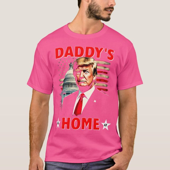 T-shirt Daddy'S Home Trump 45-47 (Devant)