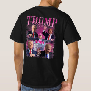 T-shirt Daddy's Home Trump Pink 2024 Reprendre l'Amérique