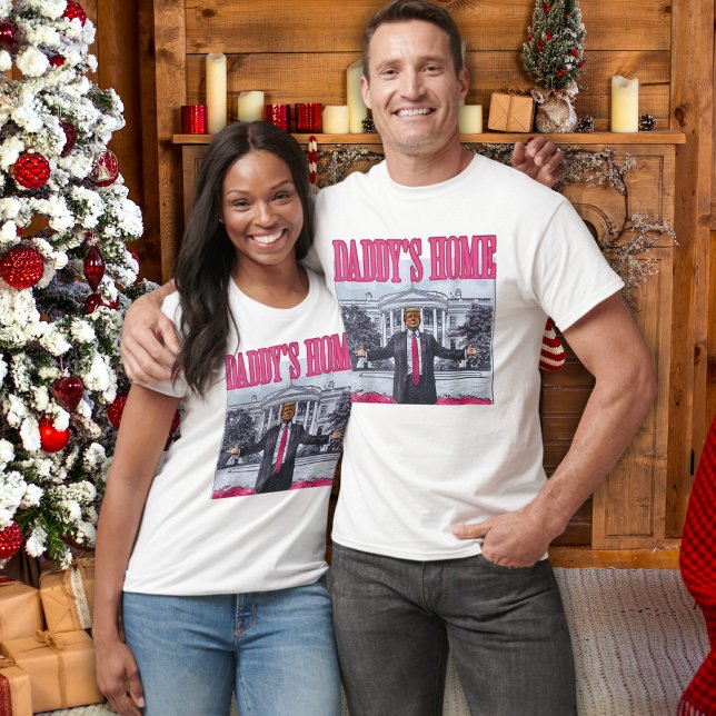T-shirt Daddy's Home Trump Pink Don (Créateur téléchargé)