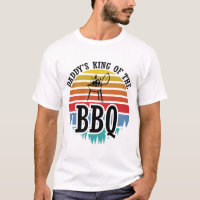 Daddy's King Of The Bbq Funny BBBQ Grilling Gift