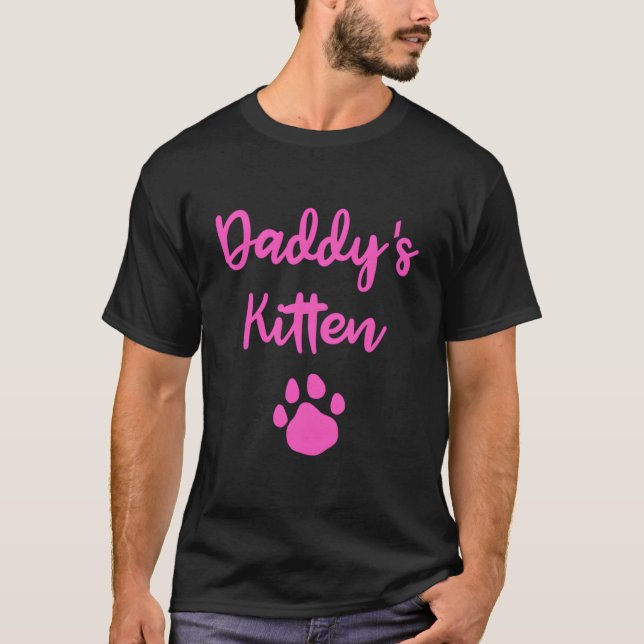 T-shirt Daddy'S Kitten Roleplay Ddlg (Devant)