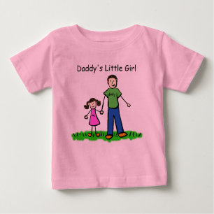T-shirt Daddy's Little Girl (Personnaliser)