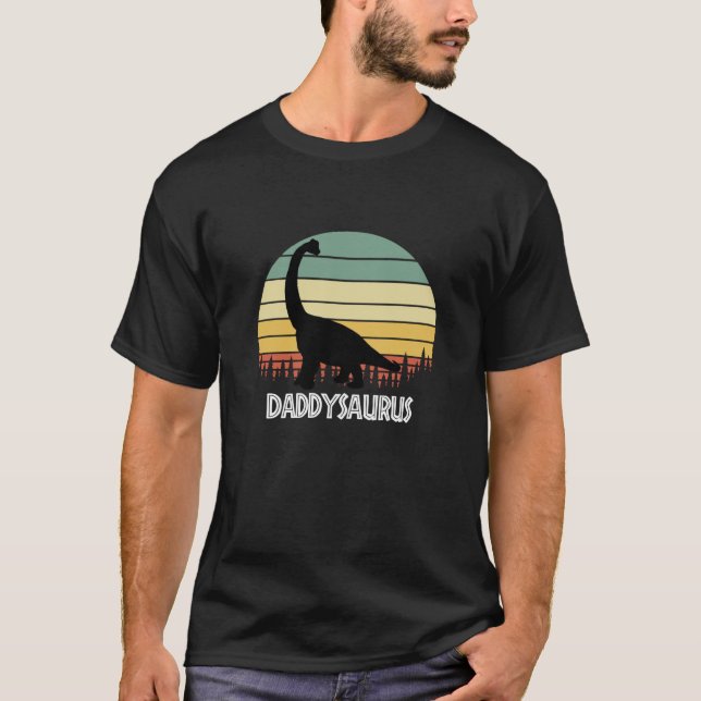 T-SHIRT DADDYSAURUS DADDY SAURUS DADDY DINOSAUR (Devant)