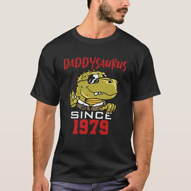 T-shirt Daddysaurus depuis 1979 (Devant)