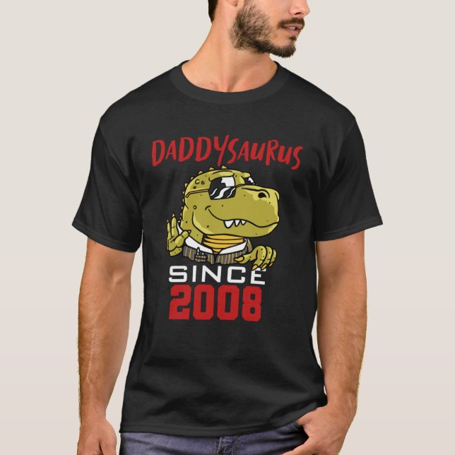 T-shirt Daddysaurus depuis 2008 (Devant)