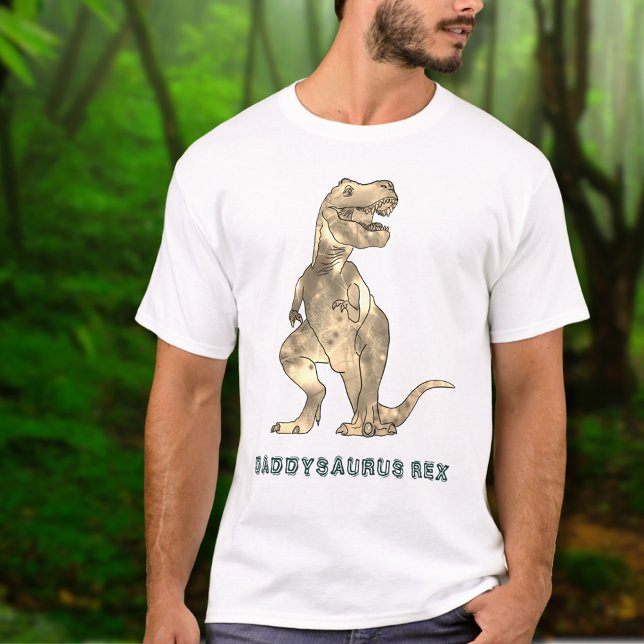 T-shirt Daddysaurus Dinosaur fête d'anniversaire papa (Daddysaurus kids birthday party dad t-shirt T-Rex dino )