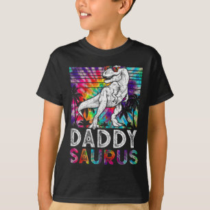 T-shirt Daddysaurus Dinosaure Papa Saurus Famille Assortie