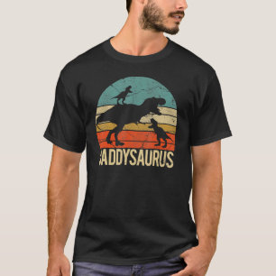 T-shirt Daddysaurus Rex Dinosaur Daddy Saurus
