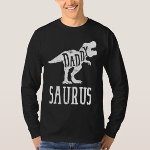 T-shirt Daddysaurus Rex Dinosaur Daddy Saurus Family Match