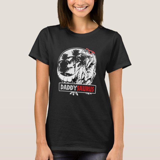 T-shirt Daddysaurus Rex Dinosaur Daddy Saurus Fête des pèr (Devant)