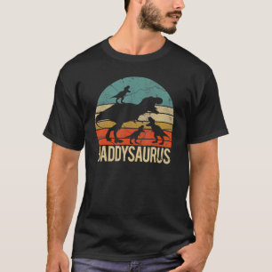 T-shirt Daddysaurus Rex Rainbow Daddy Saurus Family Match