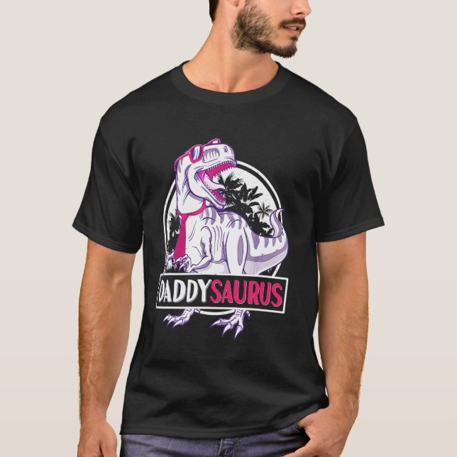 T-shirt Daddysaurus Rex Tee Hipster (Devant)