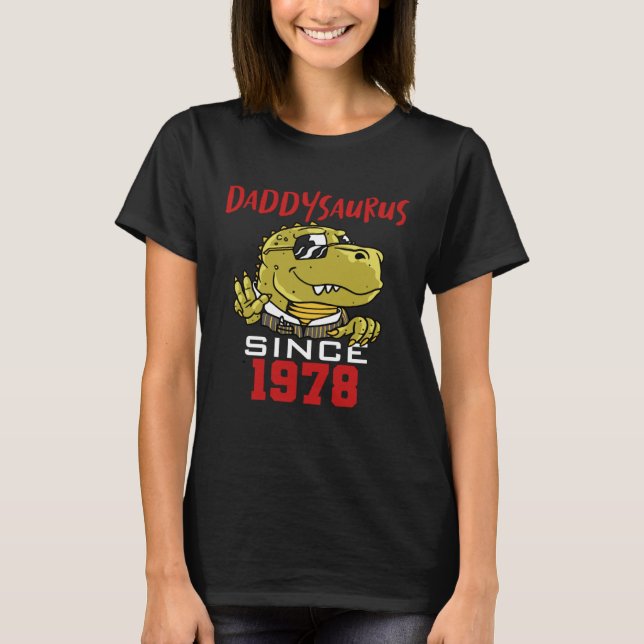 T-shirt Daddysaurus since 1978 (Devant)
