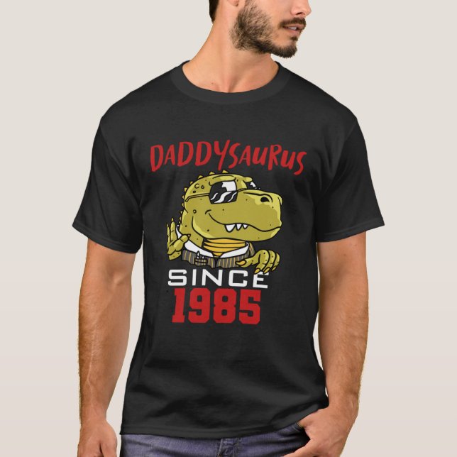 T-shirt Daddysaurus since 1985 (Devant)