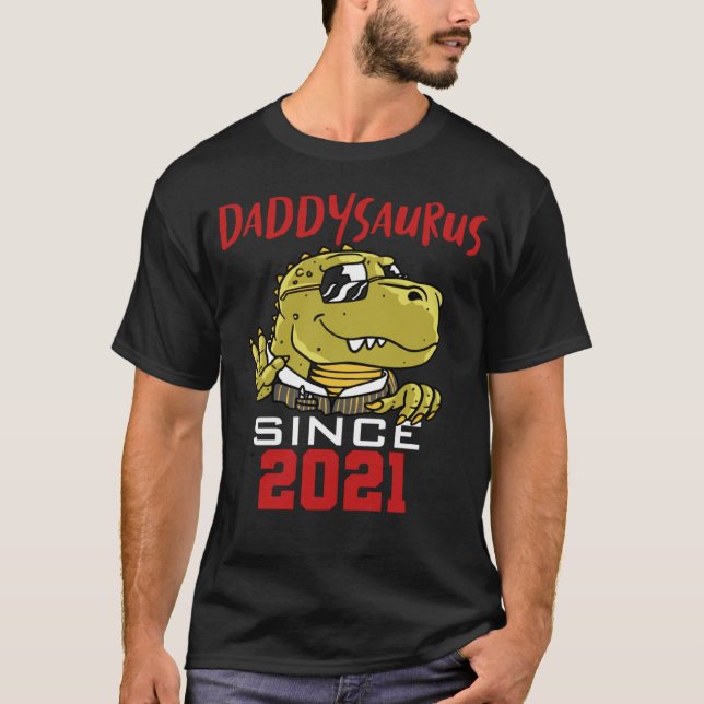 T-shirt Daddysaurus since 2021 (Devant)