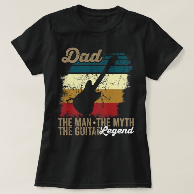 T-shirt Dadhe manhe mythe guitare LEGEND_475 (Design devant)