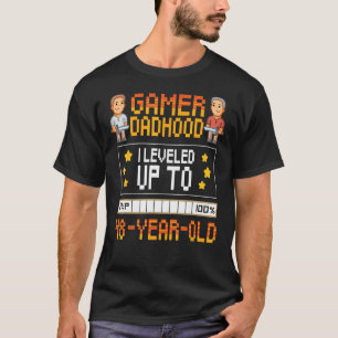 T-shirt Dadhood Joueur Hommes Leveled Jusqu'À 48 Ans 48ème