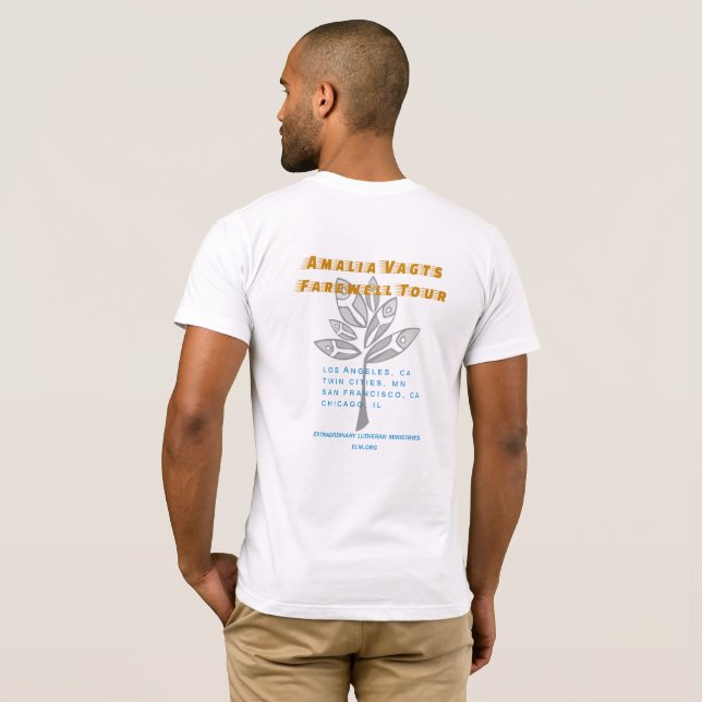 T-shirt d'adieu de visite d'Amalia Vagts (Dos entier)