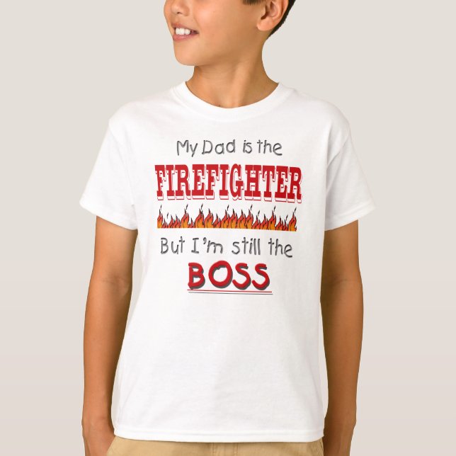 T-shirt dadisfirefighter (Devant)