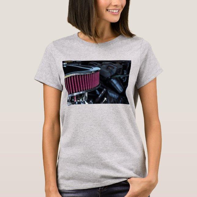 T-shirt d'admission d'air chromé (Devant)