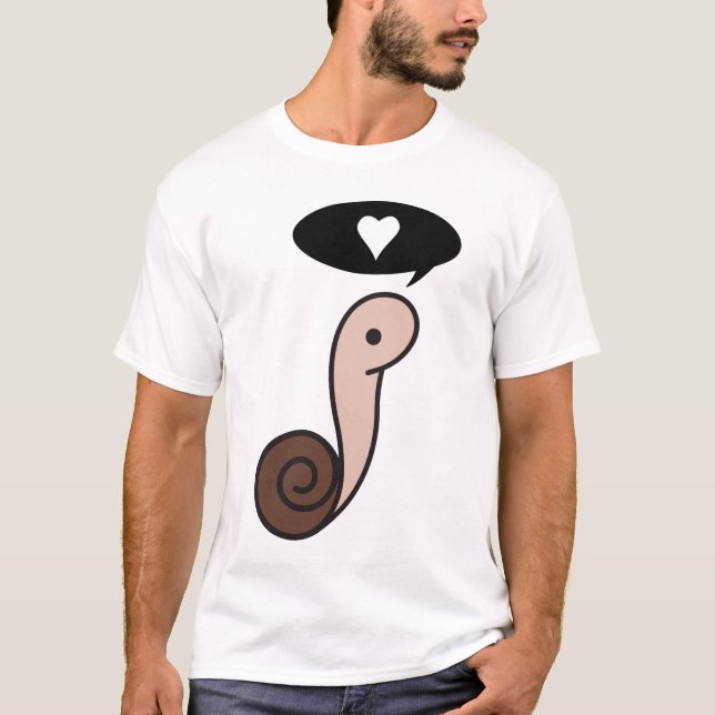 T-shirt d'Adorability d'escargot (Devant)