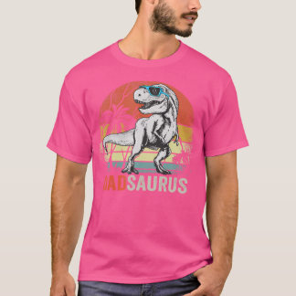 T-shirt Dadsaurus Dinosaur Papa Saurus T Rex Papa Papa Pap