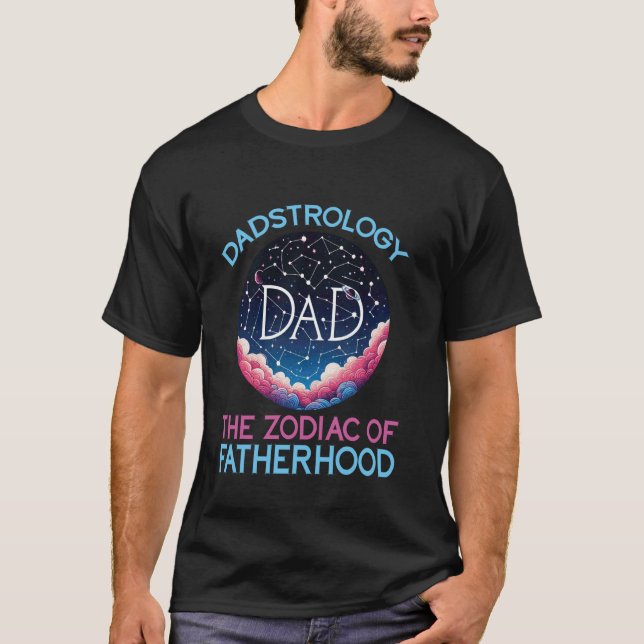T-shirt Dadstrologie Le Zodiaque De La Paternité (Devant)