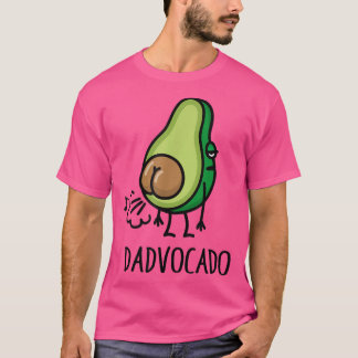 T-shirt Dadvocado FunnyFarting Avocado Papa Fête des pères