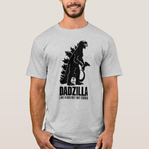 T-shirt Dadzilla Comme un père mais bien glacière. Drôle p