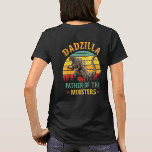 T-shirt Dadzilla Father Of The Monsters Retro Vintage Suns